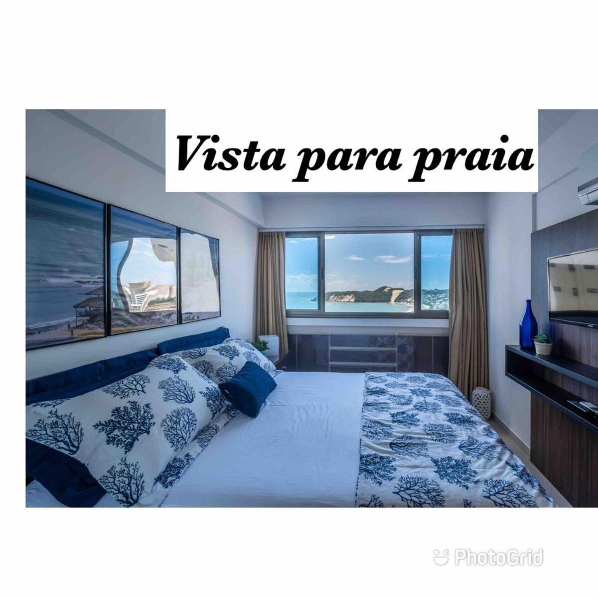 Flat Com 2 Quartos E Vista Mar Da Praia De Pontanegra-Wifi 300 Mb-Garagem-Familia-Criancas-Piscina-Pet Friendly Natal Exterior foto