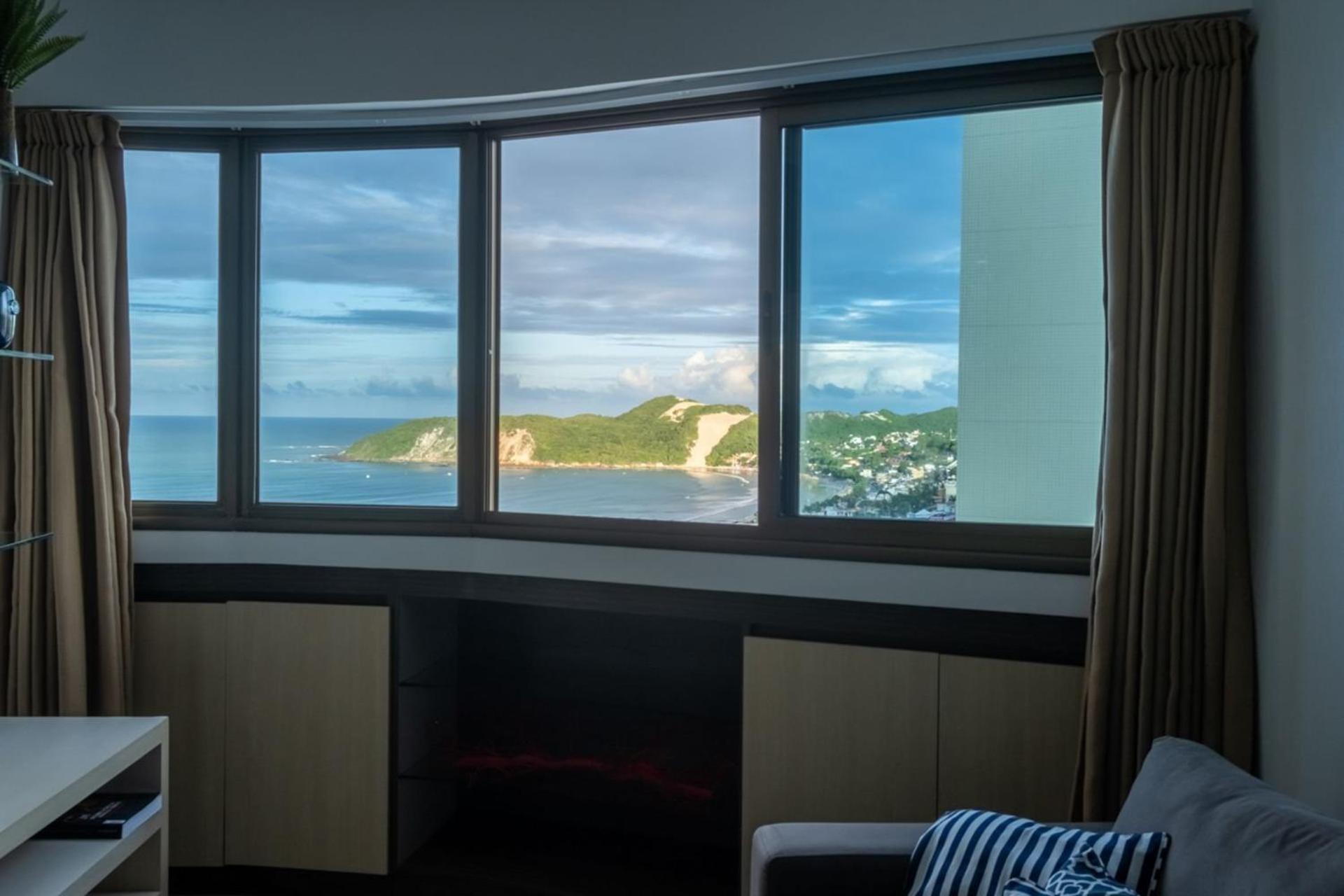 Flat Com 2 Quartos E Vista Mar Da Praia De Pontanegra-Wifi 300 Mb-Garagem-Familia-Criancas-Piscina-Pet Friendly Natal Exterior foto